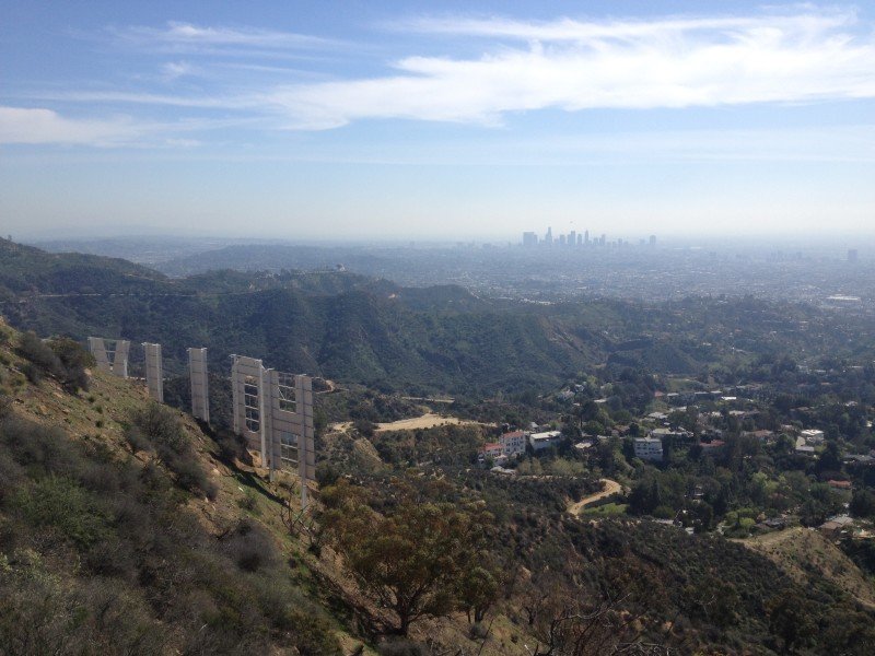 View at the end of the Hollywood Sign Hike.